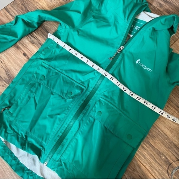 Cotopaxi Parque Rain Jacket Teal Green - Picture 8 of 10